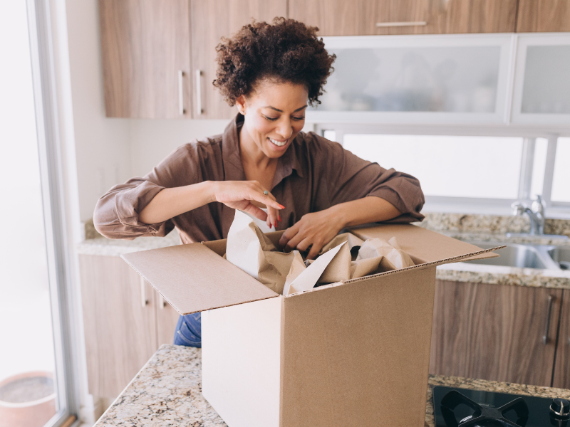woman Packing