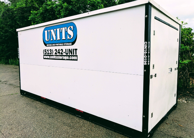 UNITS Moving and Portable Storage of Cincinnati container.