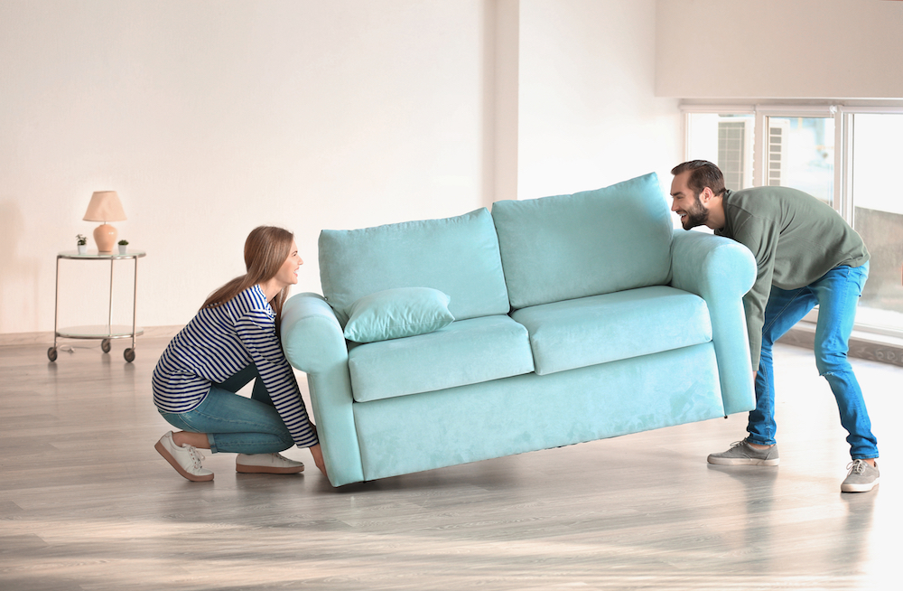 Storing Furniture with a Portable Storage Container in Jacksonville