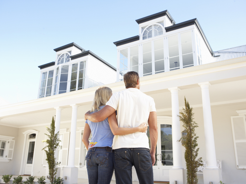 couple looking at their Dream House