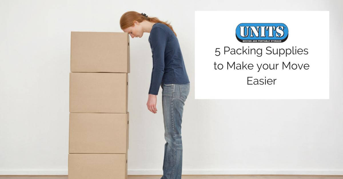 5 Packing Supplies to Make your Move Easier | UNITS Moving and Portable Storage