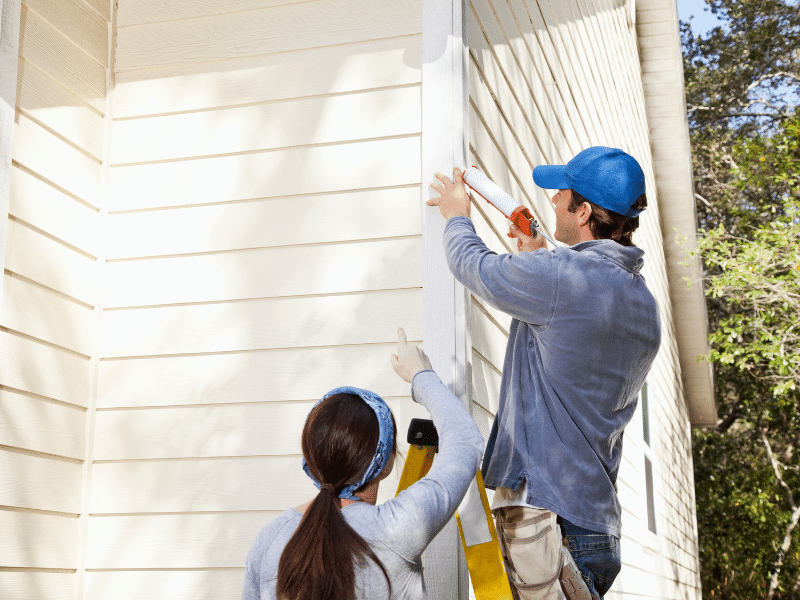 Couple Preparing their Home for Sale