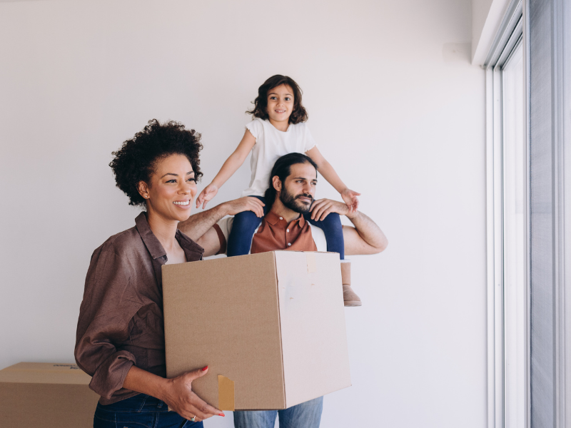 family having a Stress-Free Fall Move
