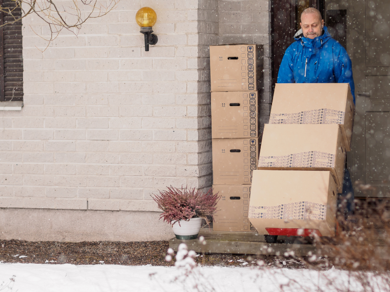 man in the middle of his Winter Move