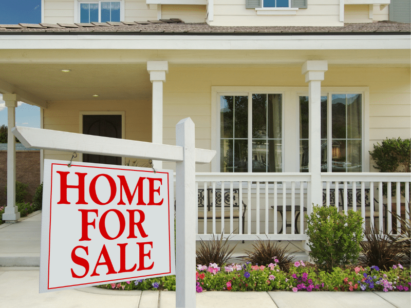 a home listed for sale in the spring