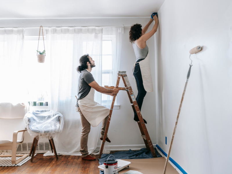 couple who decided to renovate after moving